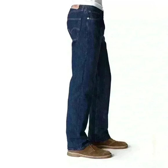 Levi’s 501 Original Stretch Button Fly Size 40x30 Dark Wash NWT - Picture 3 of 5